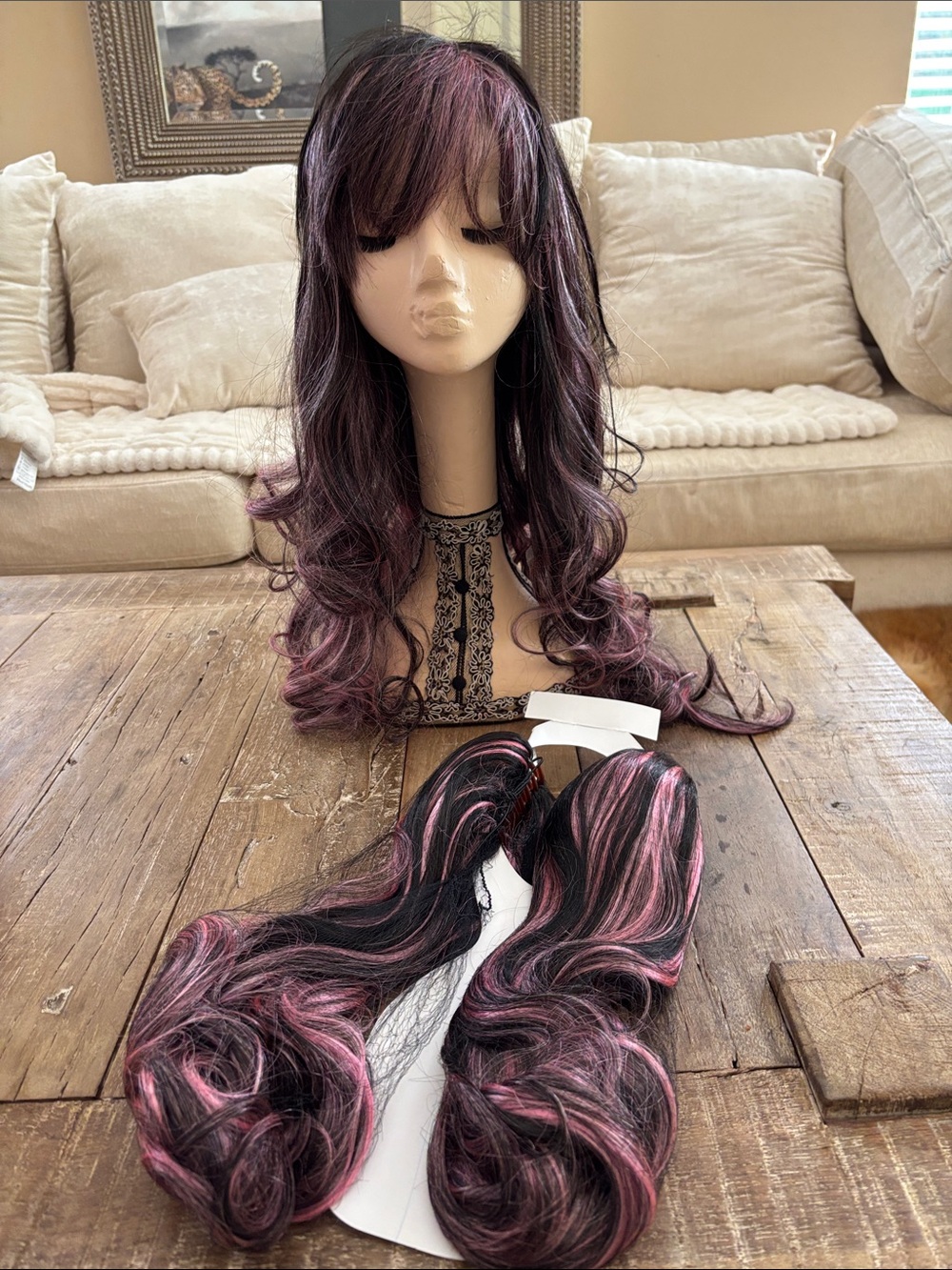 Paramount Wigs Natural Beauty w/2Clip ons NWT